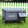 Furventi High Legs outdoor Cat House Dark Grey