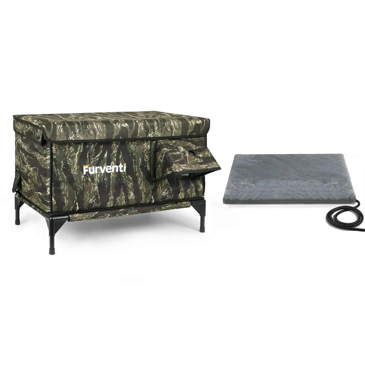 Omni-Climate Flagship Outdoor Cat House Camouflage