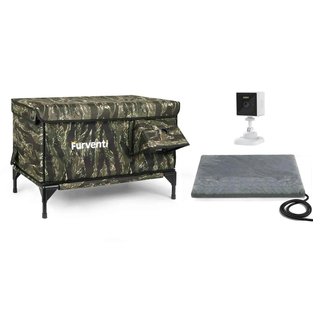 Omni-Climate Flagship Outdoor Cat House Camouflage