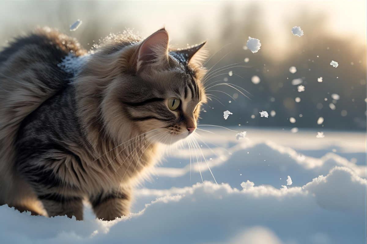 can cats survive in the cold
