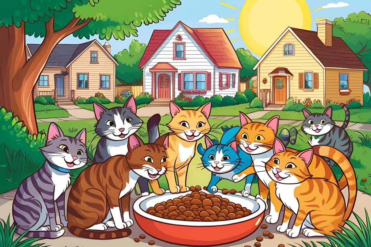 Should I feed stray cats, and what should I offer