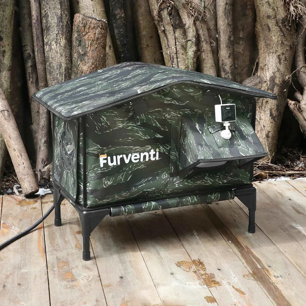 Furventi Flagship Open Top Outdoor Cat House Camouflage