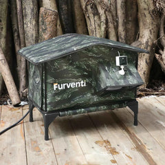Furventi Flagship Open Top Outdoor Cat House Camouflage