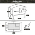 Furventi Flagship Open Top Outdoor Cat House Camouflage（副本）