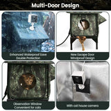 Furventi Flagship Open Top Outdoor Cat House Camouflage