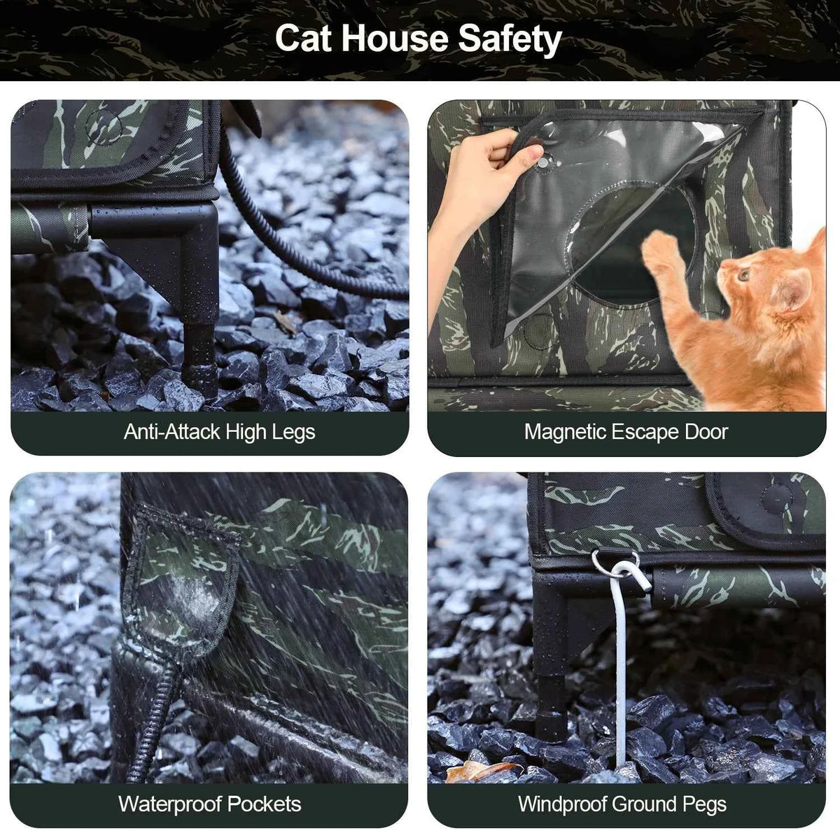 Furventi Flagship Outdoor Cat House Camouflage