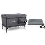 Furventi Flagship Outdoor Cat House Dark Grey