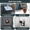 Omni-Climate Flagship Outdoor Cat House Dark Grey