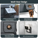 Furventi Flagship Outdoor Cat House Dark Grey