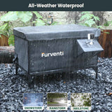 Furventi Flagship Outdoor Cat House Dark Grey
