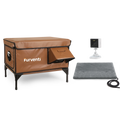 Furventi High Legs Outdoor Cat House Brown