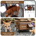 Omni-Climate High Legs Outdoor Cat House Brown（副本）
