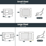 Furventi High Legs outdoor Cat House Dark Gray Product Sizes & Outdoor Stray Heated Cat House
