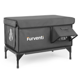 Furventi High Legs outdoor Cat House Dark Grey Product 01sku & Outdoor Stray Heated Cat House