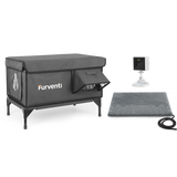 Furventi High Legs outdoor Cat House Dark Grey Product 03sku & Outdoor Stray Heated Cat House