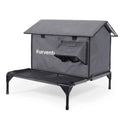 Furventi Platform Outdoor Cat House Dark Grey