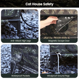  Furventi Rooftop Outdoor Cat House Camouflage Product Cat House Safety & Outdoor Stray Heated Cat House