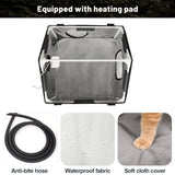  Furventi Rooftop Outdoor Cat House Camouflage Product Product with heating pad & Outdoor Stray Heated Cat House