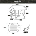 Furventi Rooftop Outdoor Cat House Camouflage