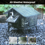  Furventi Rooftop Outdoor Cat House Camouflage Product Windproof & Rainproof & Outdoor Stray Heated Cat House