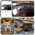 Omni-Climate  Rooftop Outdoor Cat House Leaves