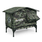 Furventi Flagship Open Top Outdoor Cat House Camouflage