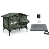Furventi Flagship Open Top Outdoor Cat House Camouflage