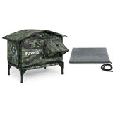 Furventi Flagship Open Top Outdoor Cat House Camouflage